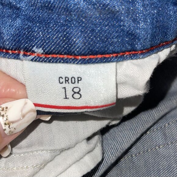 Tommy Hilfiger Jeans Cropped Nautical Anchors Plus Size - Picture 9 of 9